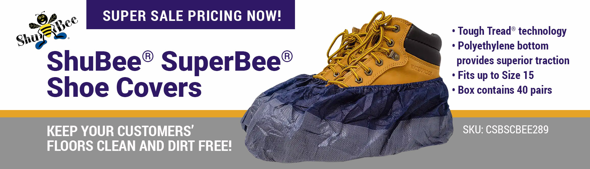ShuBee Super Bee Shoe Covers