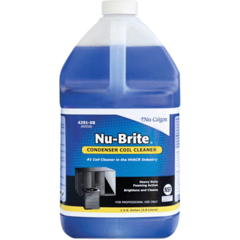 Nu-Calgon 4291-08 Coil Cleaner, 1gal Nu-Brite Non-Acidic | DCNE
