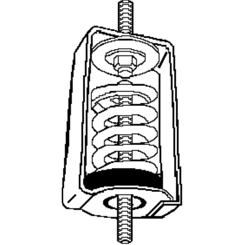 Mason HSX-54 Spring Hangers, 54lbs/in Mnt Constant 1.20