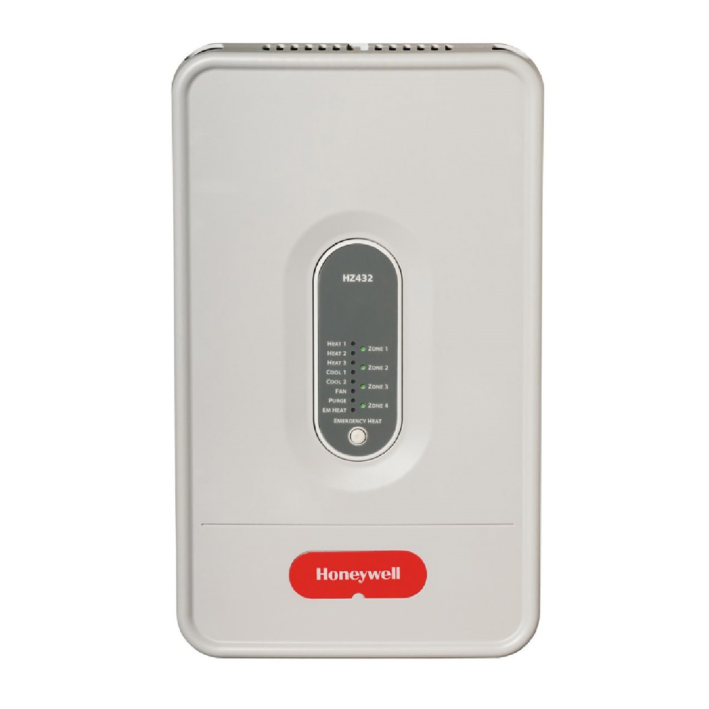 Honeywell HZ432 Zone Control Panel, 4 Zones 3H/2C Ht Pmp