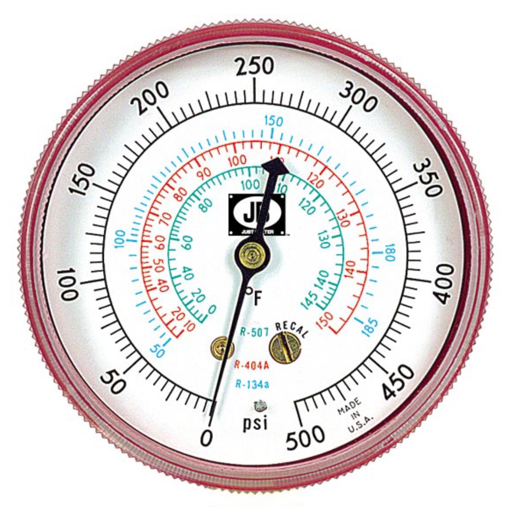 JB Industries M2-425 Pressure Gauge, 2-1/2