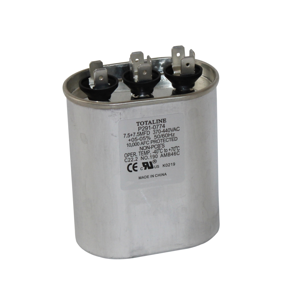 ℳ. Totaline P291-0774 7.5MFD Run Capacitor 440V Oval | DCNE