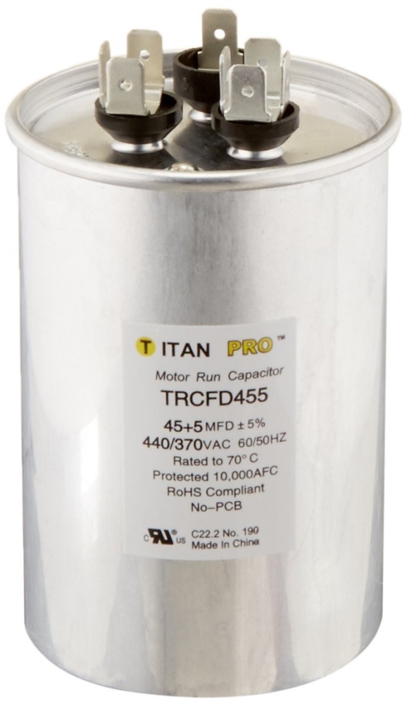 Packard TRCFD455 45/5MFD Capacitor 370/440V Round | DCNE